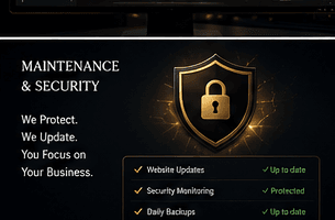 Website Maintenance — illustrative preview